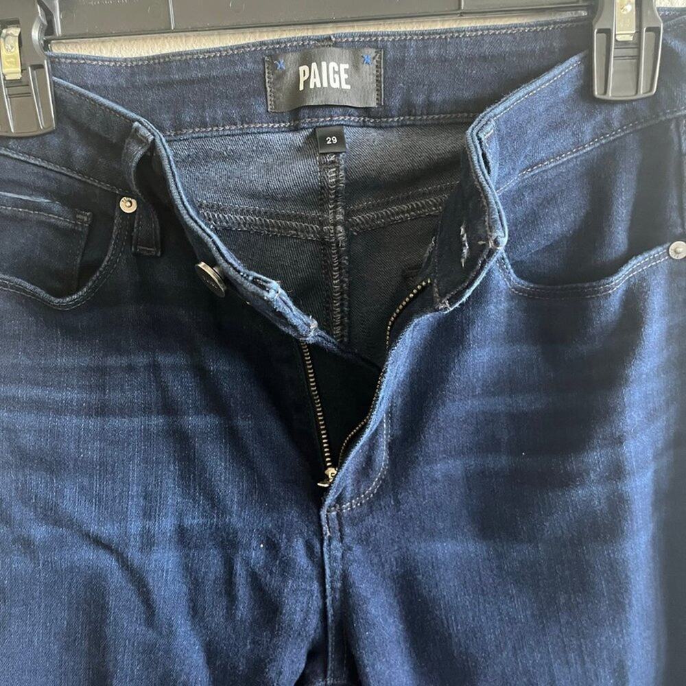 Paige Women's Hoxton Ankle Lana Dark Wash Skinny Jeans Size 29 - Picture 7 of 13